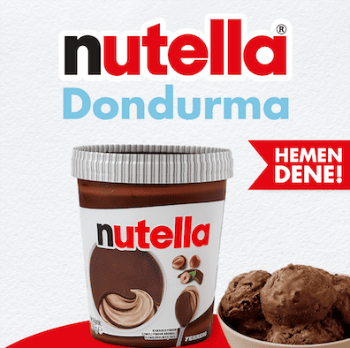 Nutella® Dondurma Dükkanı (Kavaklı)