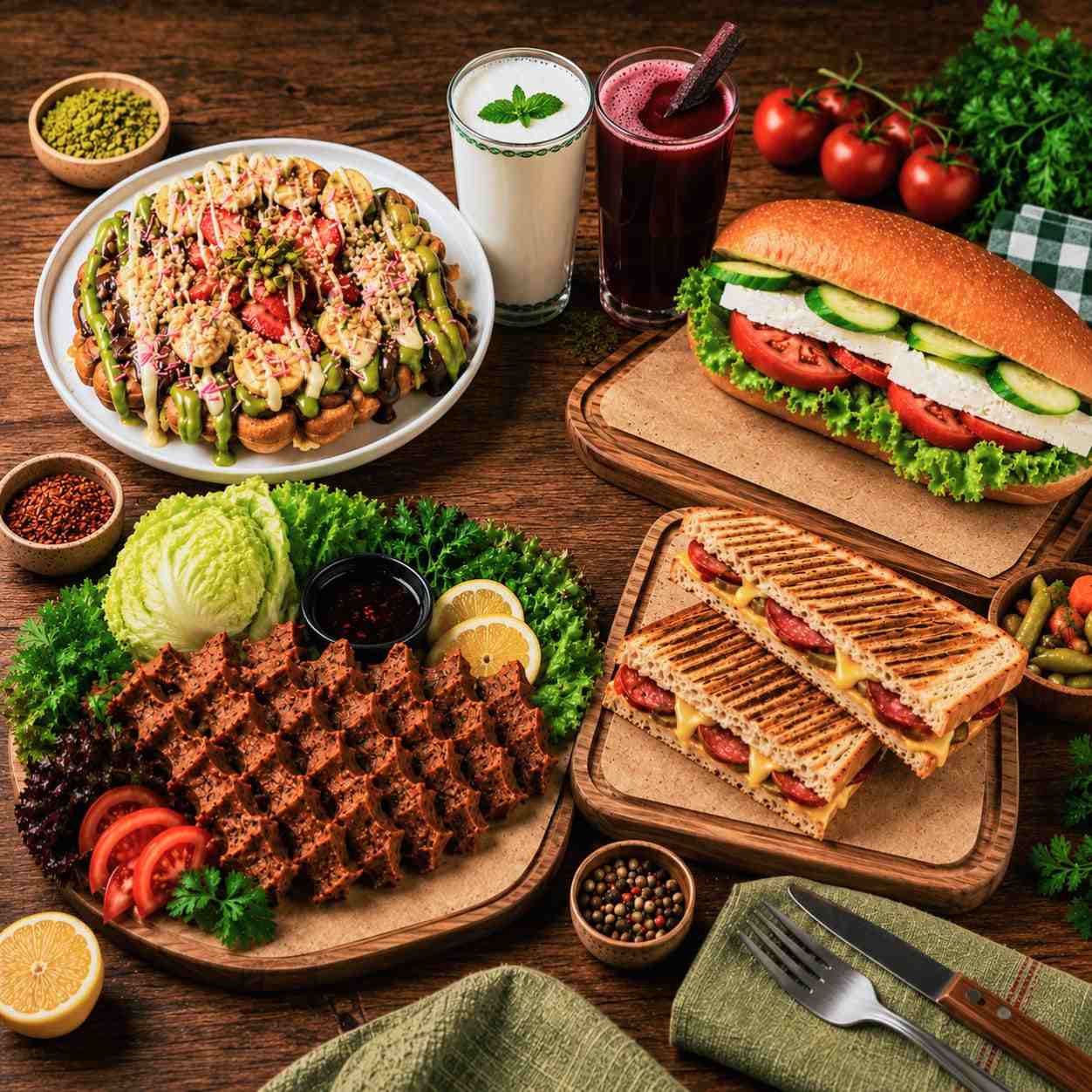 Adıyaman Lezzet Çiğköfte & Tost & Waffle (Utku)